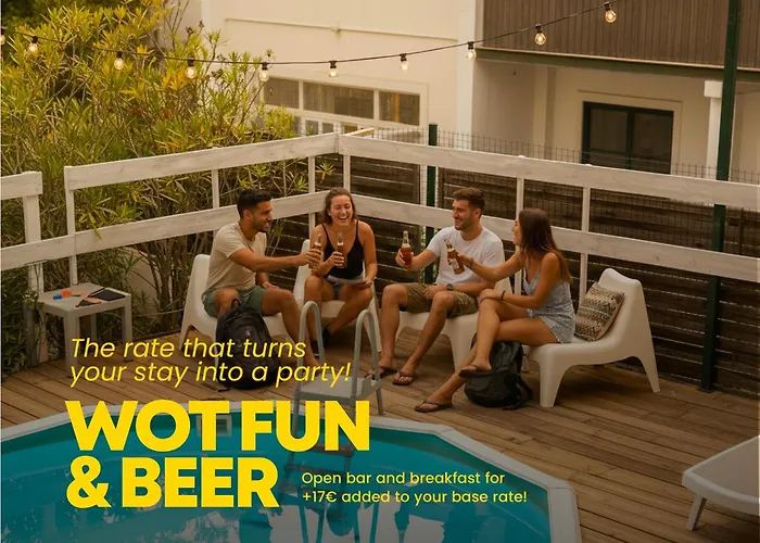 Hostel Wot Patio Social Lissabon